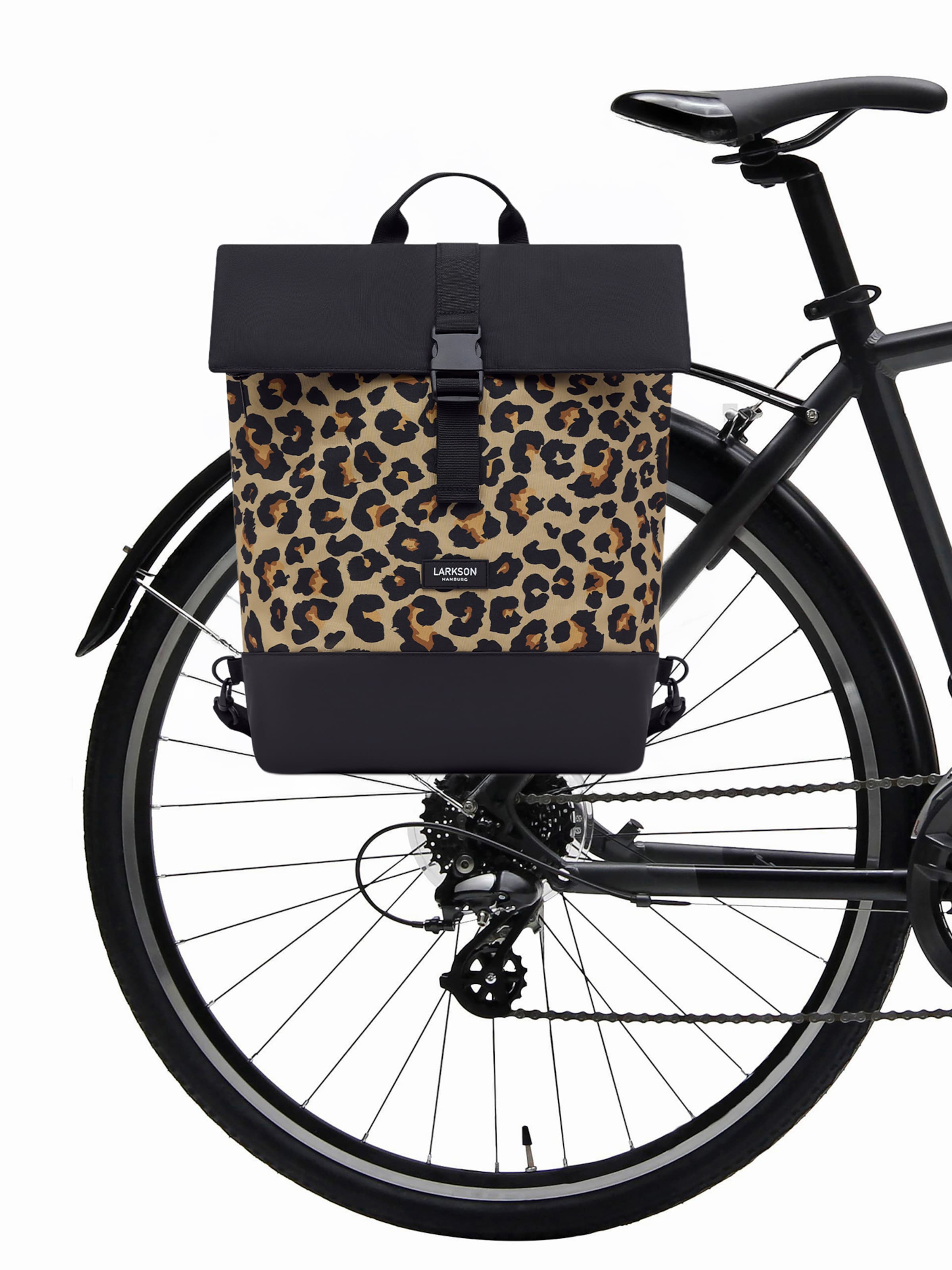 LARKSON Sportrugzak 'Tammo Bike' in Bruin: voorkant