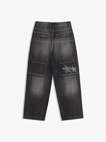 Baggy Jeans de la Bershka pe negru