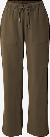 monari Wide Leg Housut värissä vihreä: etupuoli