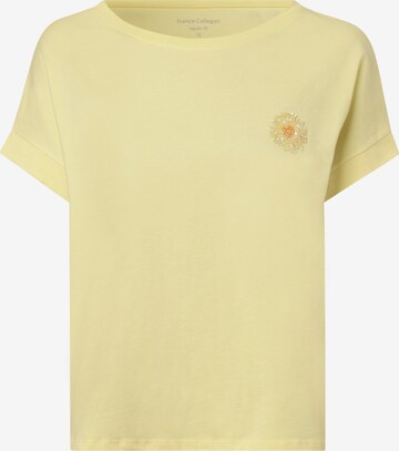 T-shirt Franco Callegari en jaune : devant