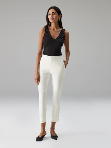 Minx Slimfit Broek 'NISE' in Beige