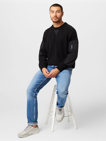 HUGO Sweater 'Sutil' in Black