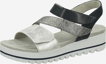 JANA Sandals in Silver: front