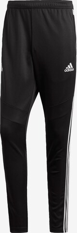 ADIDAS PERFORMANCE Slimfit Sporthose in Schwarz: predná strana