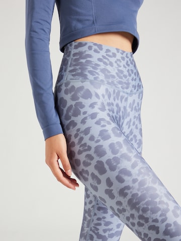 Athlecia Skinny Workout Pants 'France' in Blue