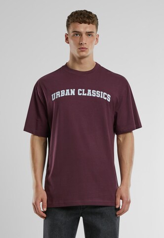 Urban Classics Футболка в Красный: спереди