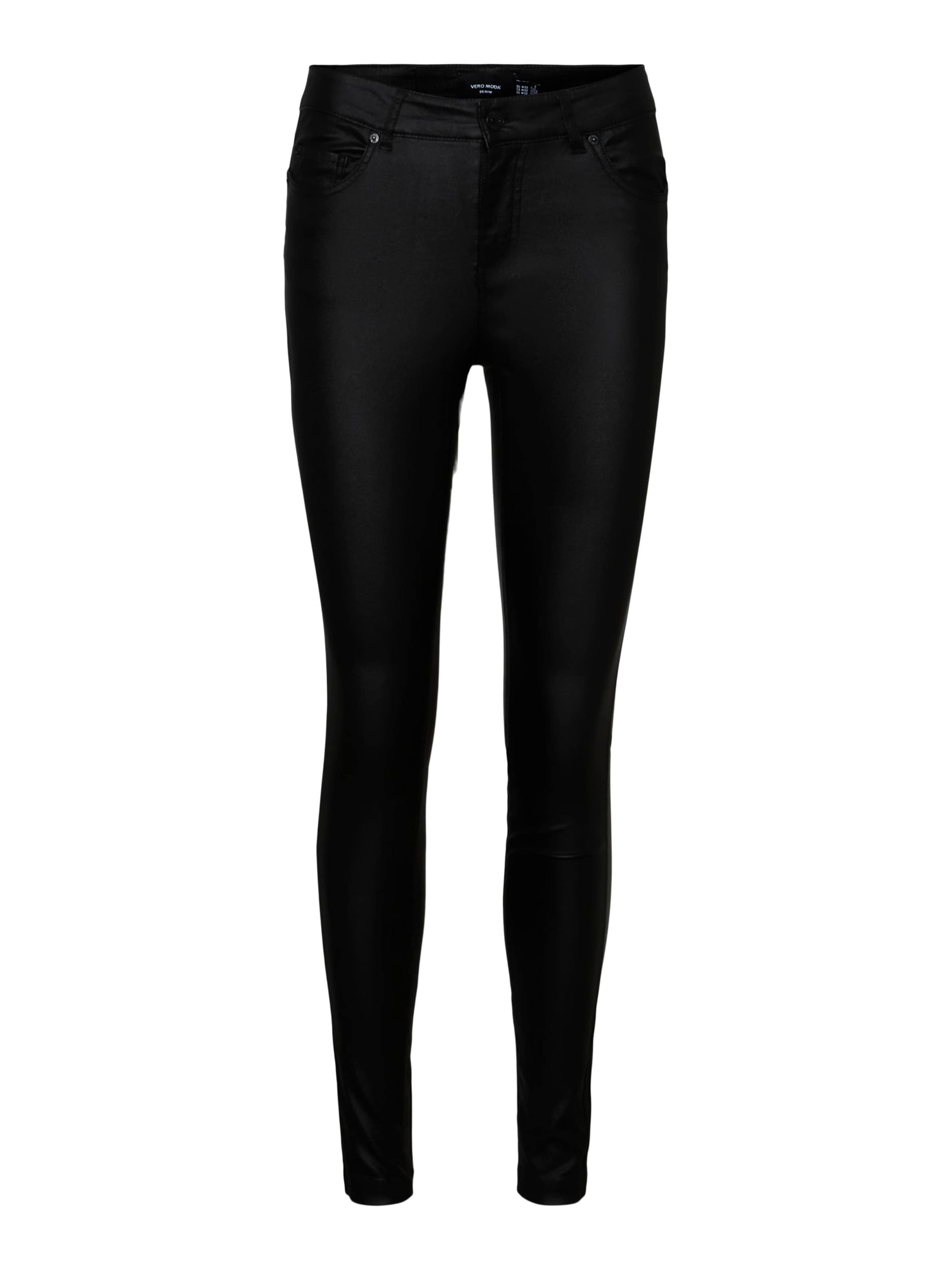 VERO MODA - Skinny Pantalón 'ALIA' en negro: frente