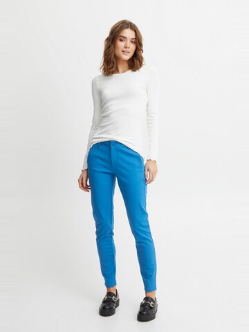 Fransa Slimfit Chinohose 'LANO' in Blau