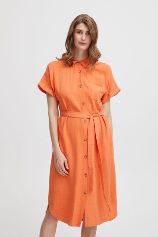 Fransa Blousejurk 'Fratel' in Oranje: voorkant