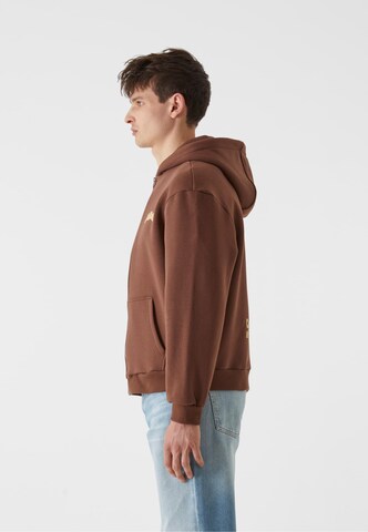 Lost Youth Sweatvest 'Western Motel' in Bruin