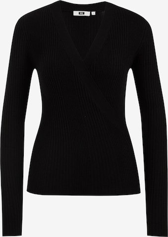 WE Fashion Sweater in Black: front