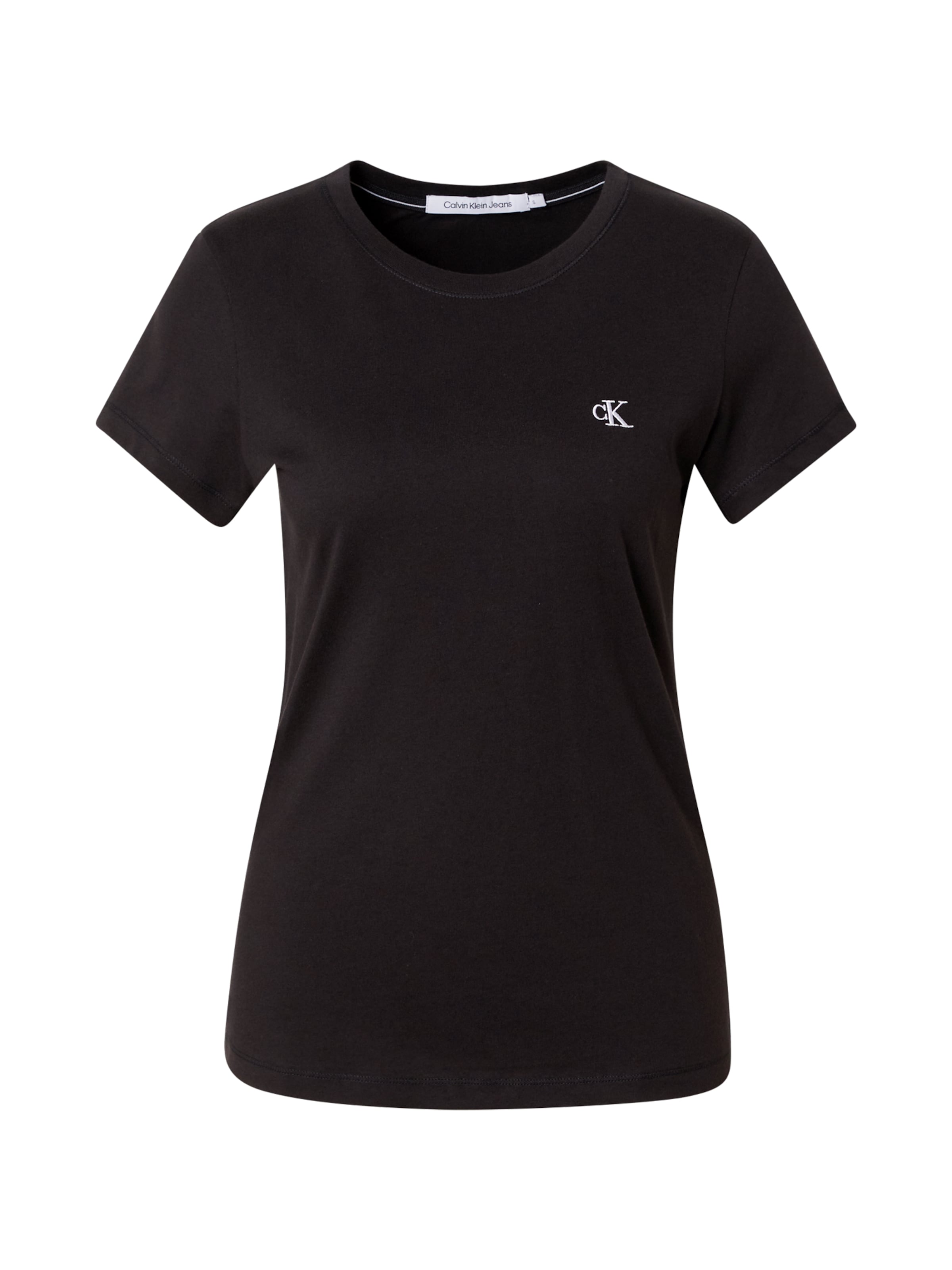 Maglietta di Calvin Klein Jeans in nero: frontale