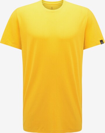 Haglöfs Performance Shirt 'Träd' in Yellow: front