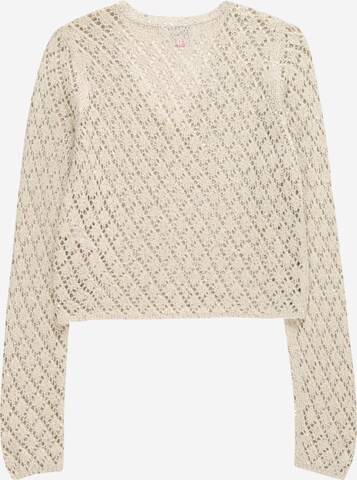 Cardigan 'LEILANI' Vero Moda Girl en beige