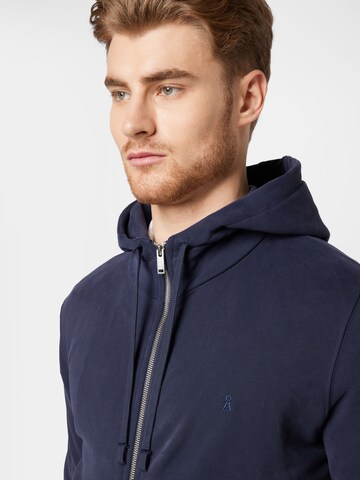 ARMEDANGELS Zip-Up Hoodie 'Gaaston' in Blue