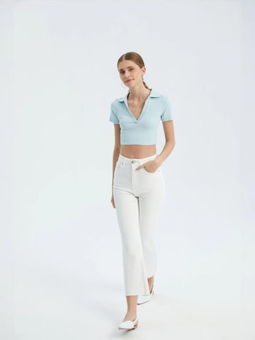 Hiccup Top 'Crop Top' | modra barva