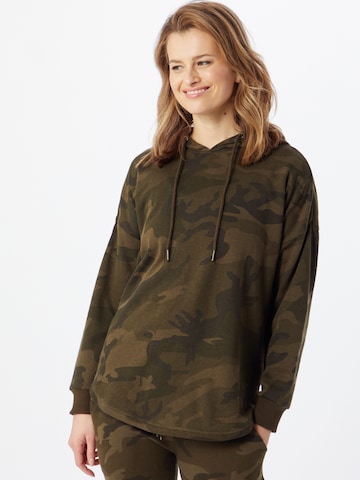 Sweat-shirt Urban Classics en vert : devant