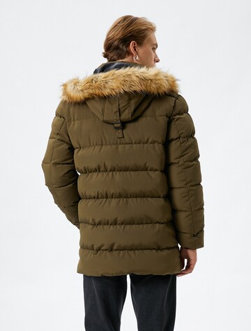 Koton Between-Seasons Coat in Green