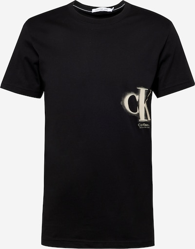 Calvin Klein Jeans Majica u bež / crna, Pregled proizvoda