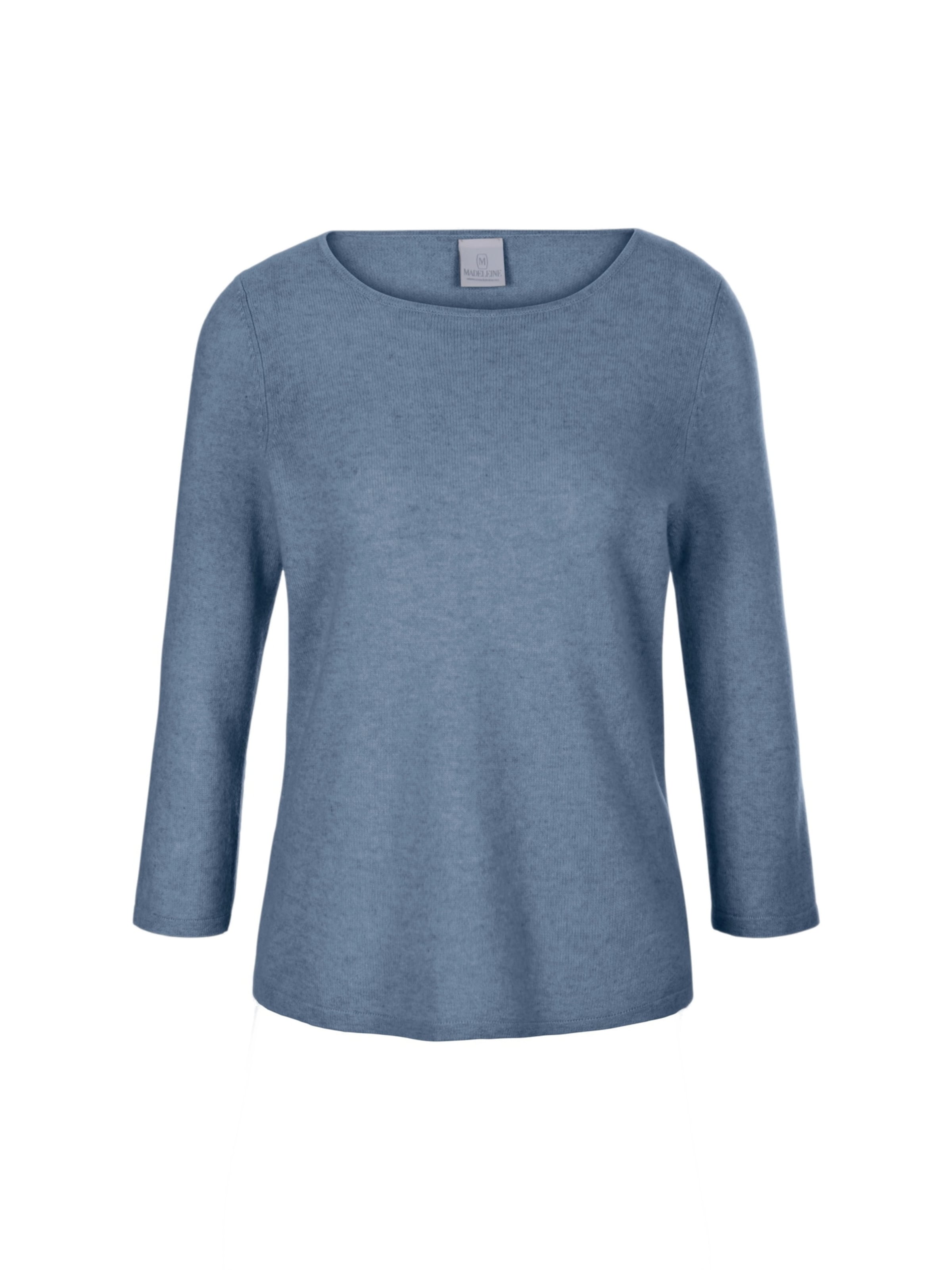 MADELEINE Pull-over en bleu fumé, Vue avec produit