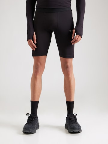 Reebok Skinny Παντελόνι φόρμας 'SEAN' σε μαύρο: μπροστά