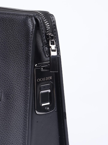CYCAS D'OR - Maletín 'OBSIDIAN FINGERPRINT RECOGNITION' en negro