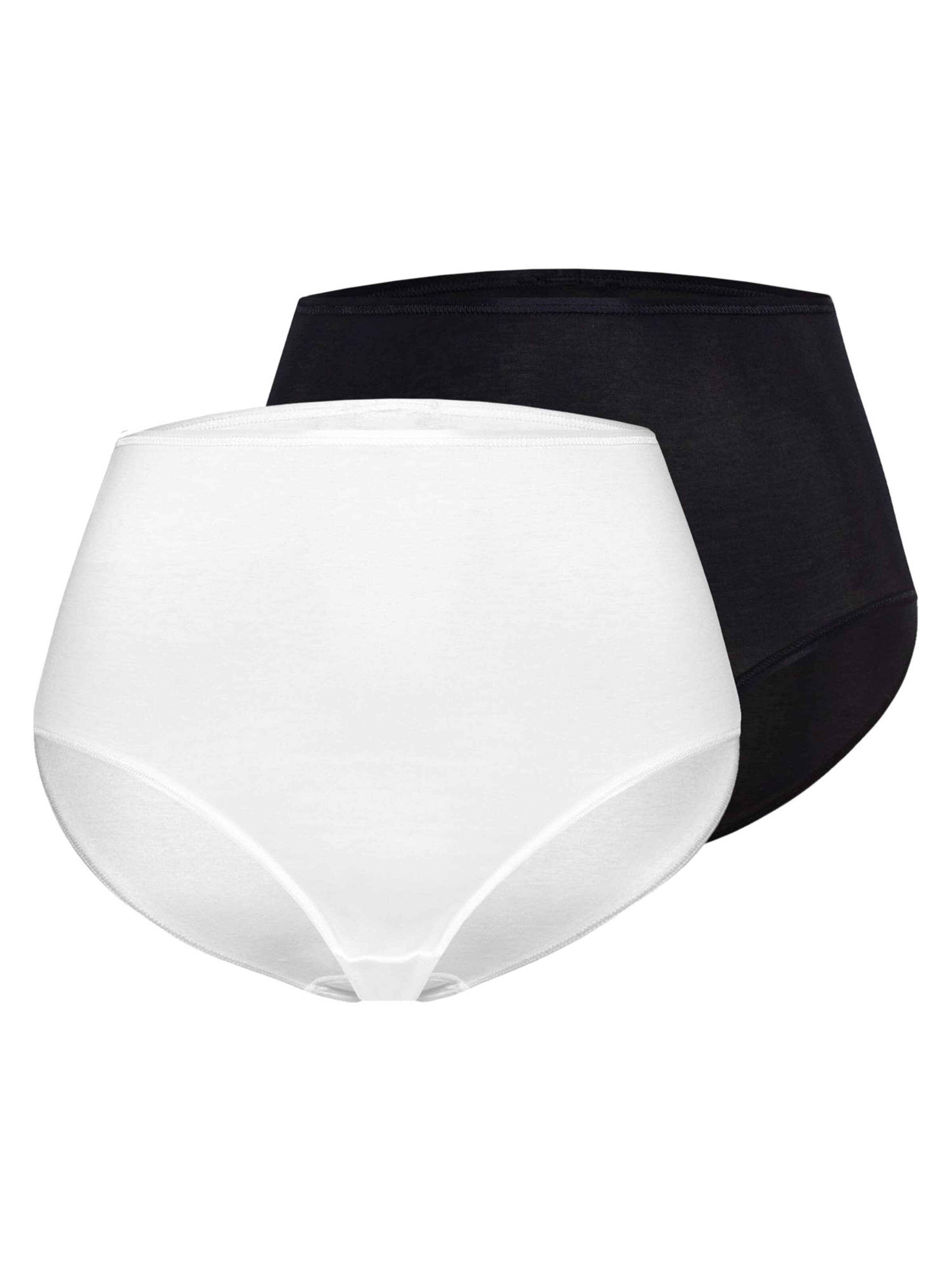 Hanro Slip 'Cotton Seamless'‌‌‌‌‌‌‌‌‌‌ in Schwarz: Vorderseite