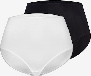 Hanro Slip 'Cotton Seamless' in Schwarz: Vorderseite