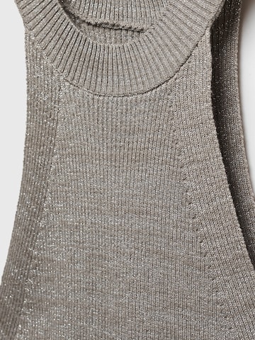 Tops en tricot 'SENSU' MANGO en argent