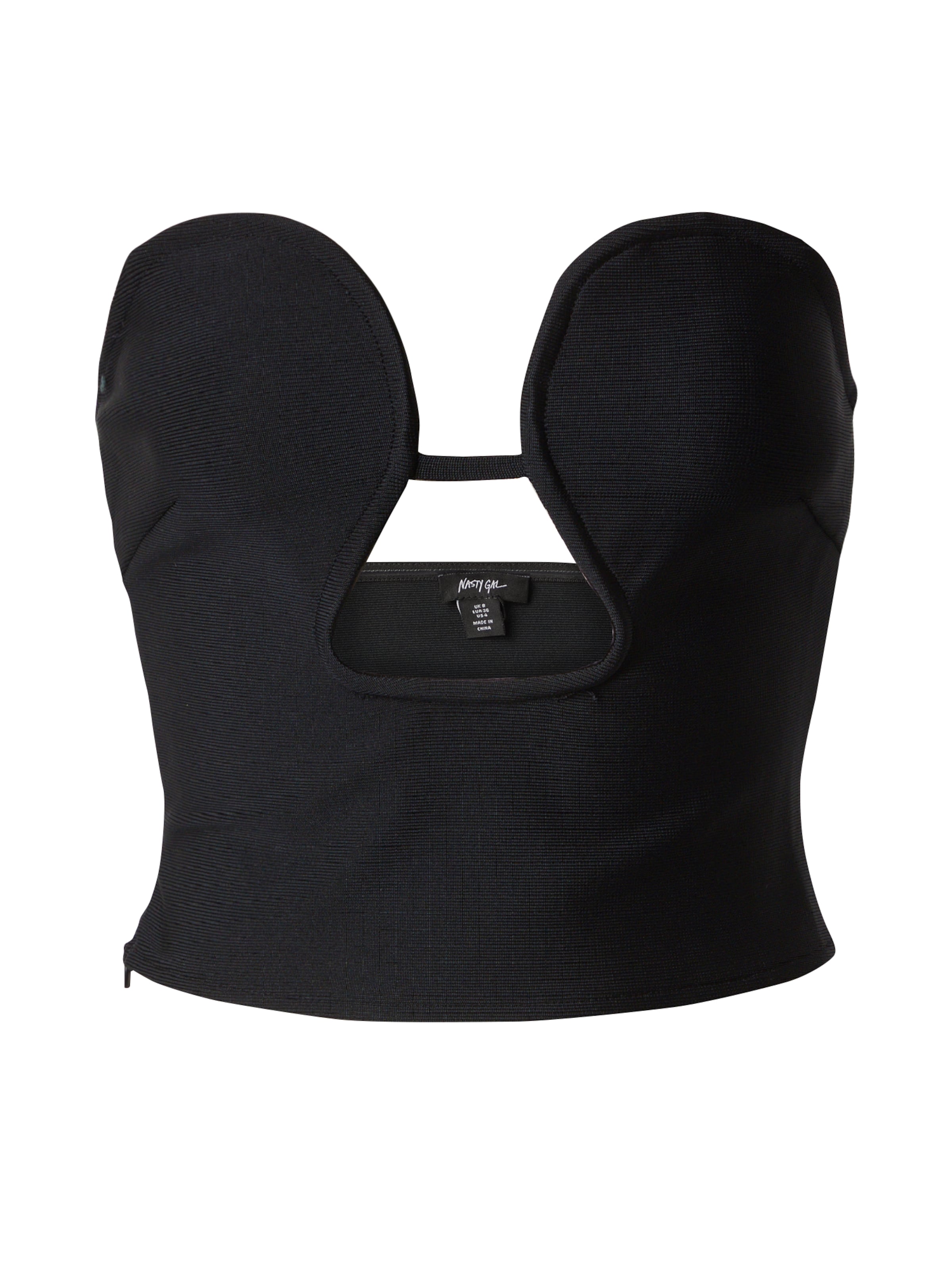 Top di Nasty Gal in nero: frontale