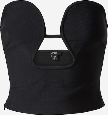 Nasty Gal Top in Black: front