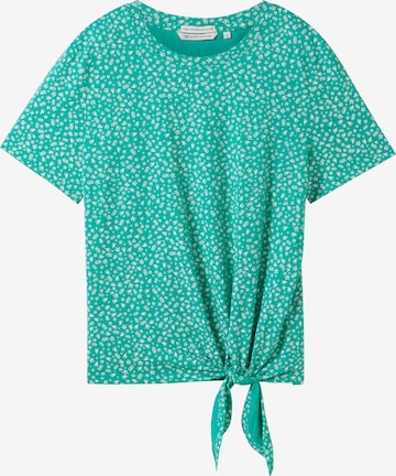 T-shirt TOM TAILOR DENIM en vert : devant