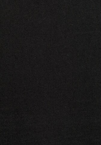 LASCANA - Camiseta para dormir en negro