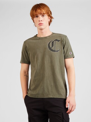 Champion Authentic Athletic Apparel Bluser & t-shirts 'Pop Punk' i grøn: forside