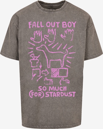 T-Shirt 'Fall Out Boy Pink Dog So Much Stardust' F4NT4STIC en gris : devant