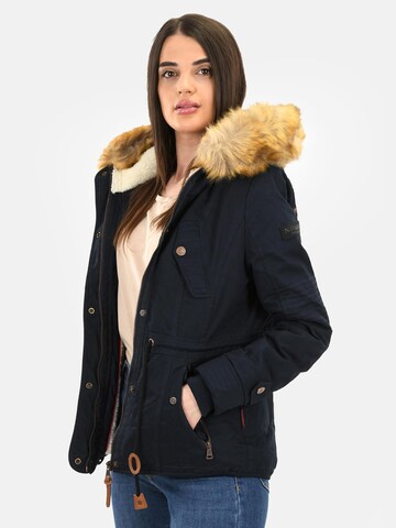 NAVAHOO Winterparka 'Pearl' in Blauw