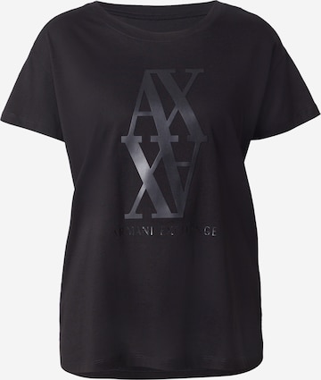 ARMANI EXCHANGEMajica - crna boja: prednji dio