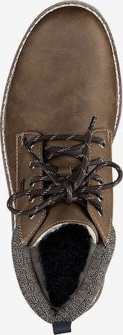 Rieker Lace-Up Boots in Brown