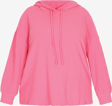 swirly Collegepaita värissä vaaleanpunainen: etupuoli