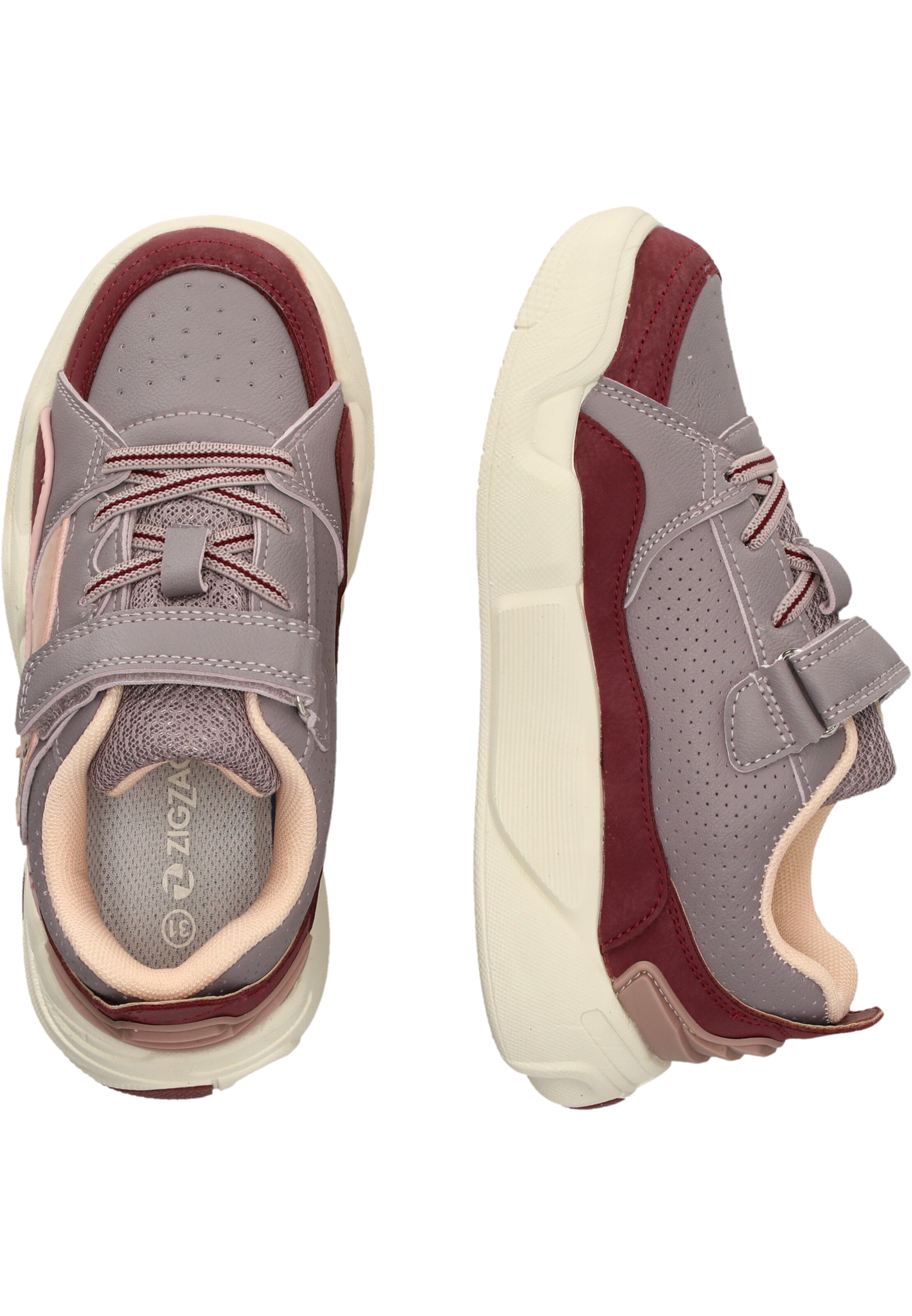 ZigZag Sneakers 'Eli' in Rood