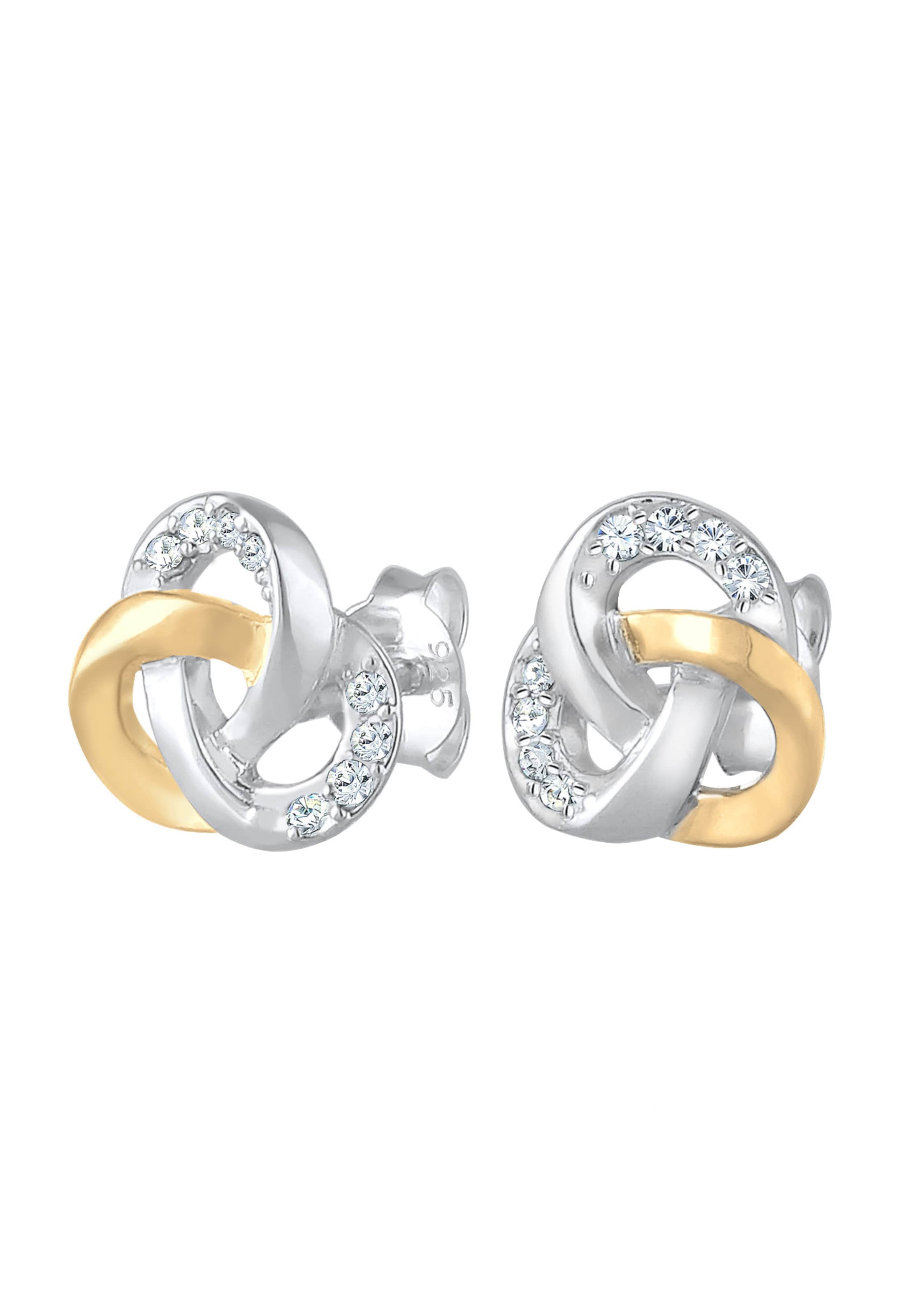 ELLI Earrings 'Knoten' in Silver