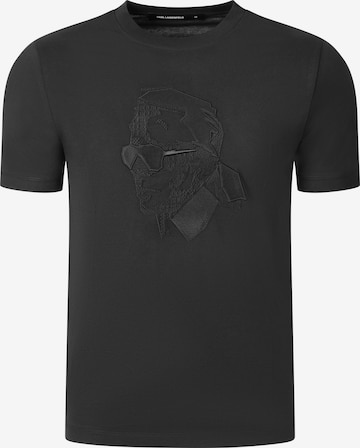 Karl Lagerfeld T-shirt i svart: framsida