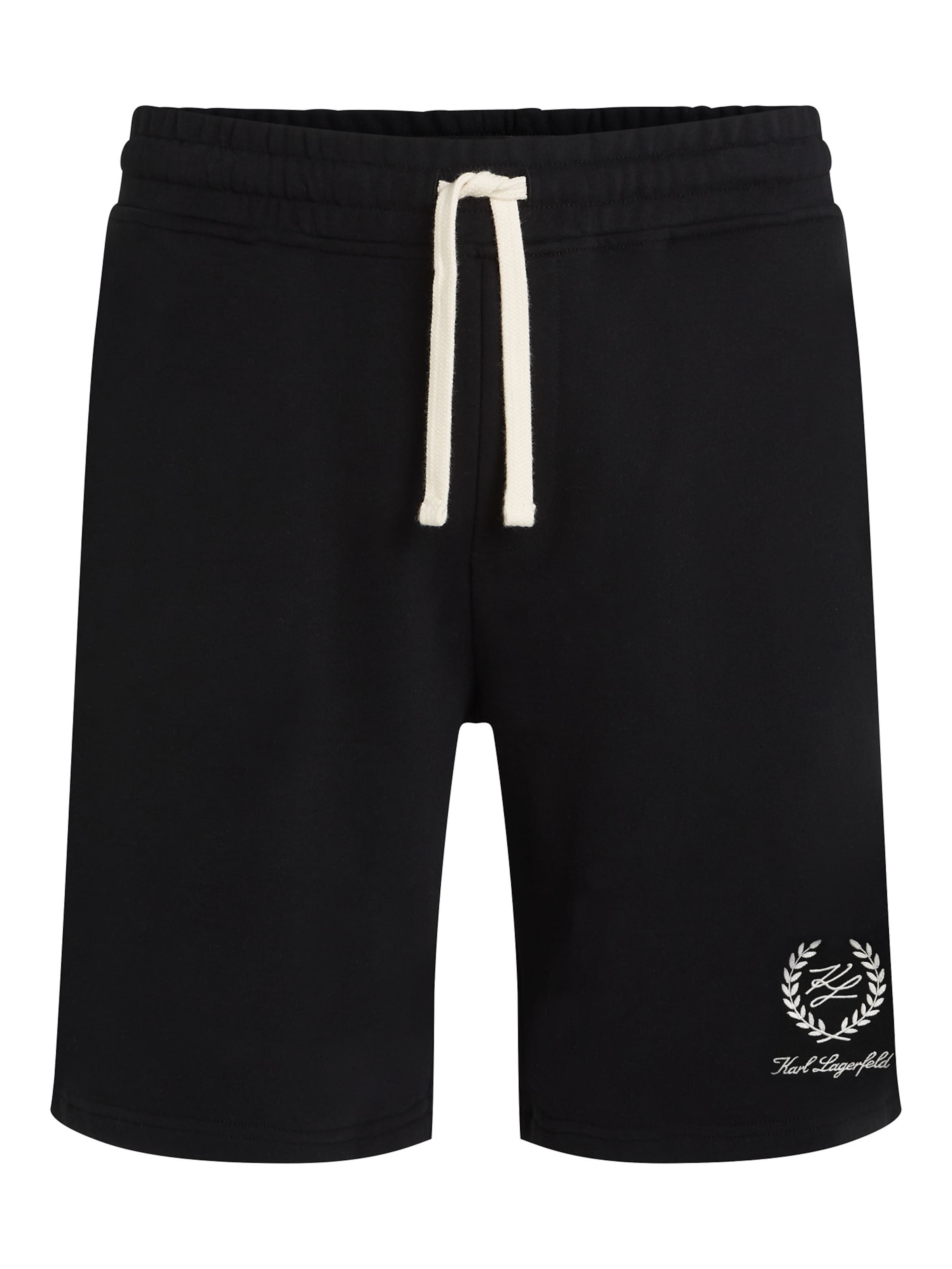 Karl Lagerfeld regular Pyjamasbukser i sort: forside