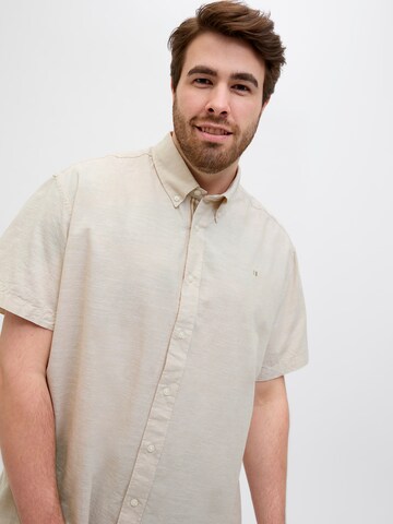 Jack & Jones Plus Comfort fit Overhemd 'JPRBLUSummer' in Grijs