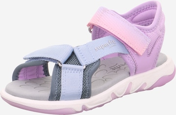 SUPERFIT Sandaalit 'PEBBLES' värissä sininen: etupuoli