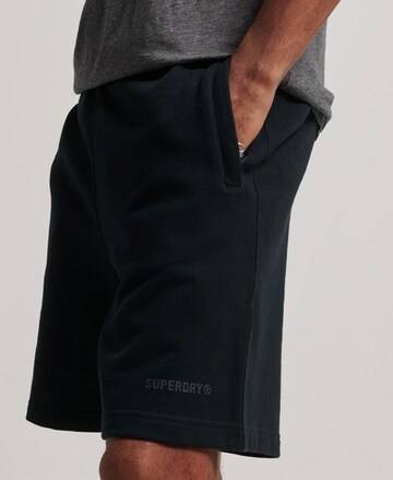 Superdry Regular Broek in Zwart