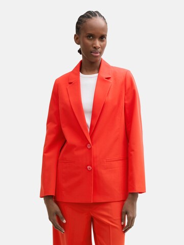 Blazer TOM TAILOR DENIM en rouge : devant