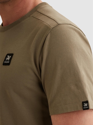 T-Shirt 'T-shirt with badge' VANGUARD en marron