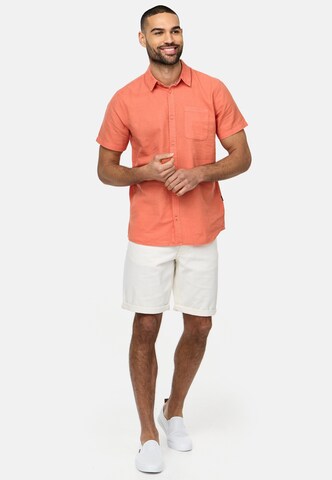 INDICODE JEANS Regular fit Overhemd in Oranje