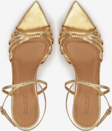 Kazar Sandals in Gold